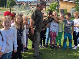 Ukázka výcviku dravců